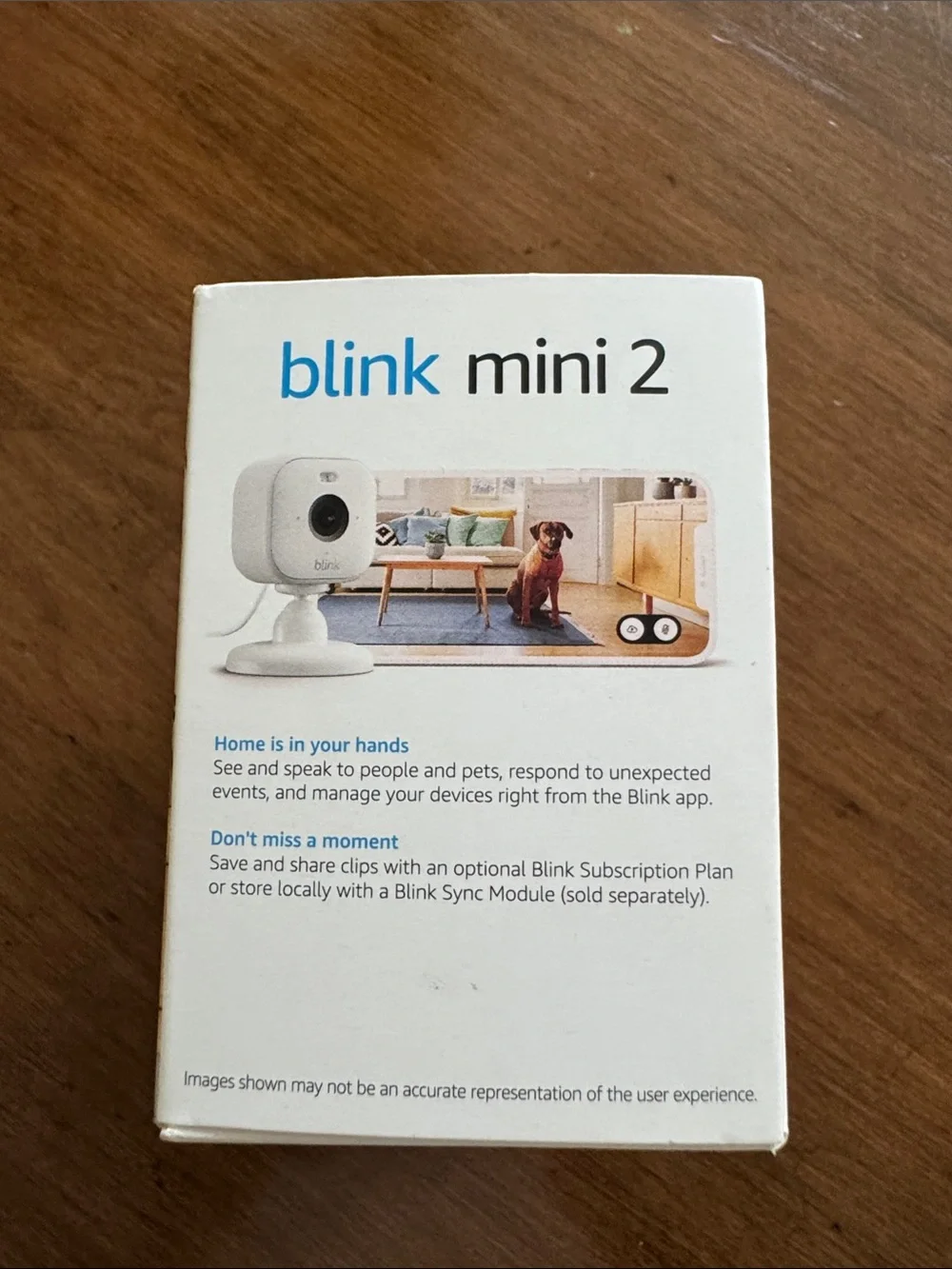 Blink Mini 2 Indoor/Outdoor Plug-In Smart Security Camera - White